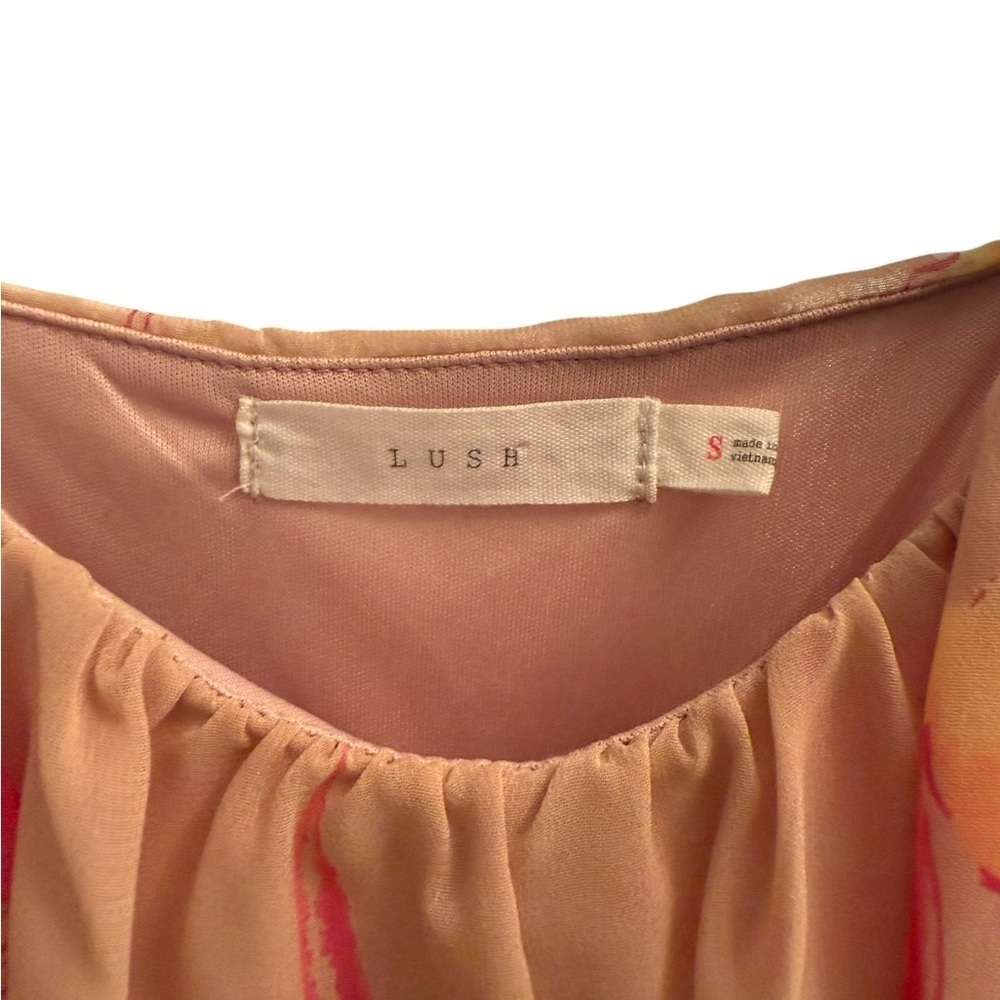 Lush Floral Maxi Dress - nude blush - Picture 2 of 4